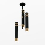 Люстра Level lamp V3 black&brass, арт. 5021 - Зображення 2