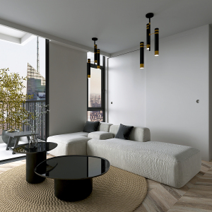 Люстра Level lamp V3 black&brass, арт. 5021 - Зображення 6