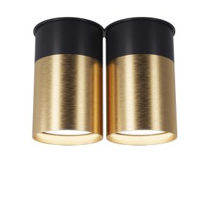 Точковий спот BP Black/White Gold двійний, арт. 25595 - Зображення 4
