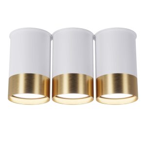 Точковий спот BP Black/White Gold трійний, арт. 25606 - Зображення 4