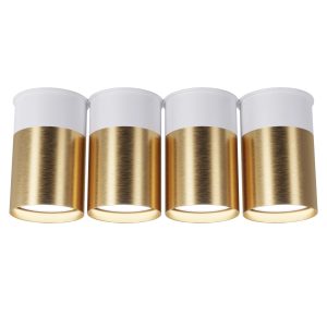 Точковий спот BP Black/White Gold на 4 лампи, арт. 25624 - Зображення 4