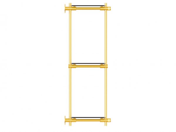 Стелаж латунний Light 2, арт. 33079 - Зображення 4